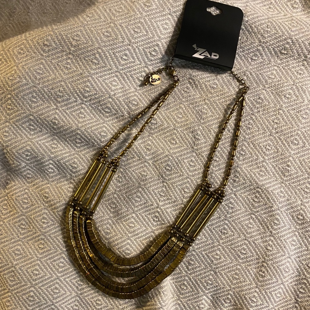 ZAD Gold, Multi strand Necklace